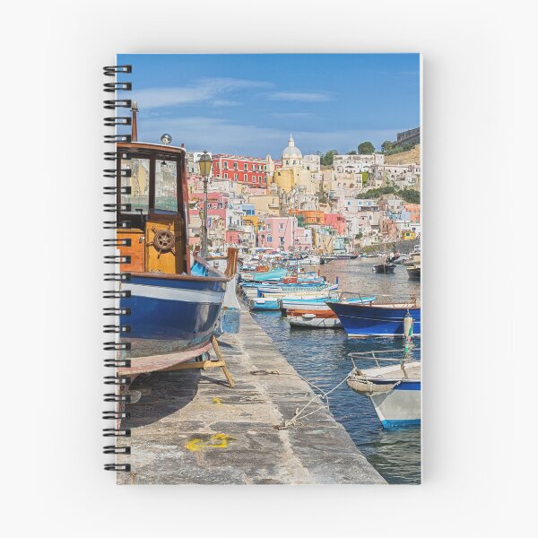 Item preview, Boats in Marina Corricella in Italy. designed and sold by cloud7.