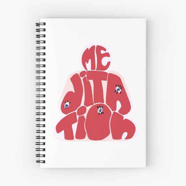 Item preview, Pink Meditation with eyes, large print designed and sold by bye-then.