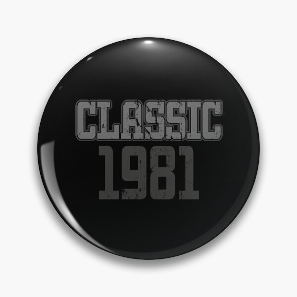Artikelvorschau, Geschenk zum 40. Geburtstag – klassischer Vintage-Distressed-Stil im Old-School-Stil von 1981 entworfen und verkauft von Go-Fun.