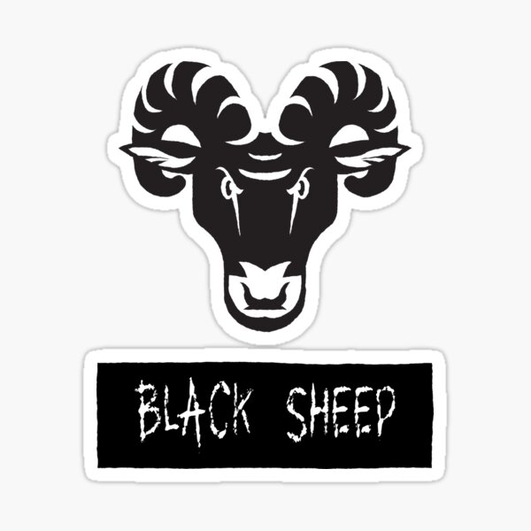 Item preview, Black Sheep design designed and sold by birdo-art.
