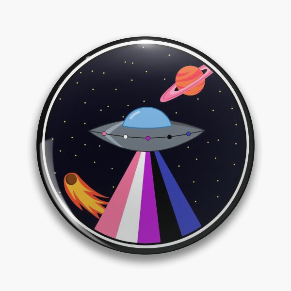 Artikelvorschau, Space Genderfluid | UFO Pride Design entworfen und verkauft von Singularian.
