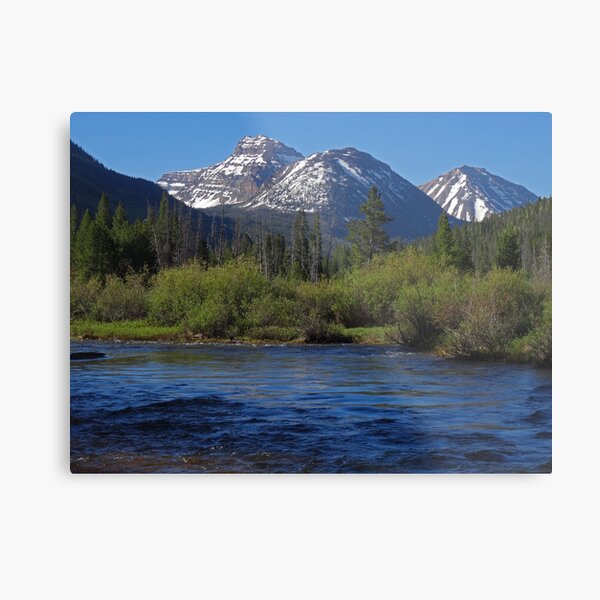 Sky in the Water Metal Print