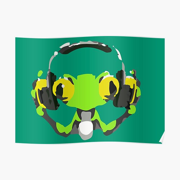 Lùcio DJ grenouille Poster