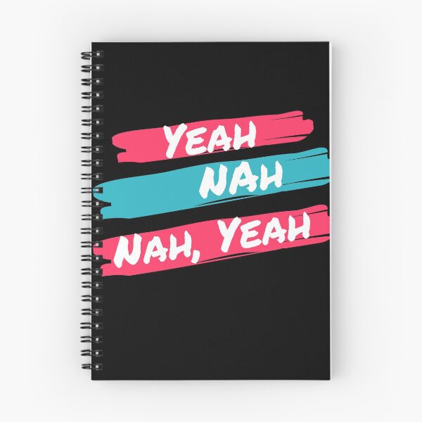 Item preview, Yeah Nah, Nah Yeah designed and sold by SnarkyCatDesign.
