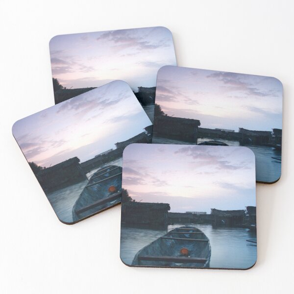 Item preview, Fishing Settlement at dusk designed and sold by Sunnyhova.