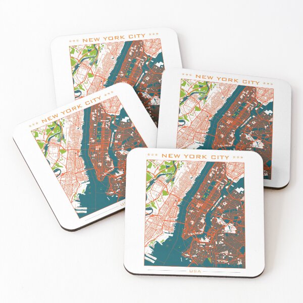 Item preview, New York City map designed and sold by Desibeau.
