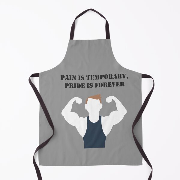 Item preview, fitnes gym bro. pain is temporary, pride is forever designed and sold by Shrewd Mood.
