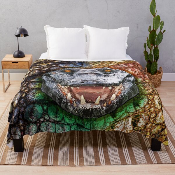 Item preview, Growl of the Crocodile - Animal Print (by ACCI) designed and sold by VanyssaGraphics.