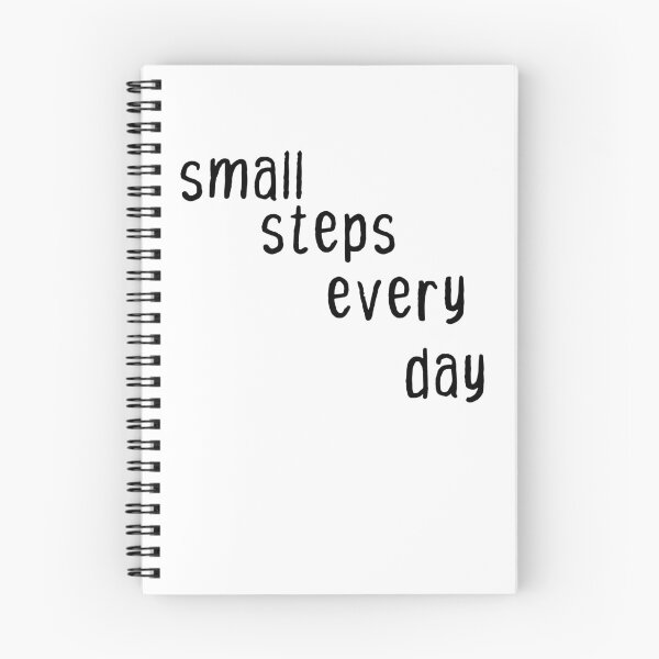 Item preview, inspirational quote-small steps everyday designed and sold by BadrLuke01.