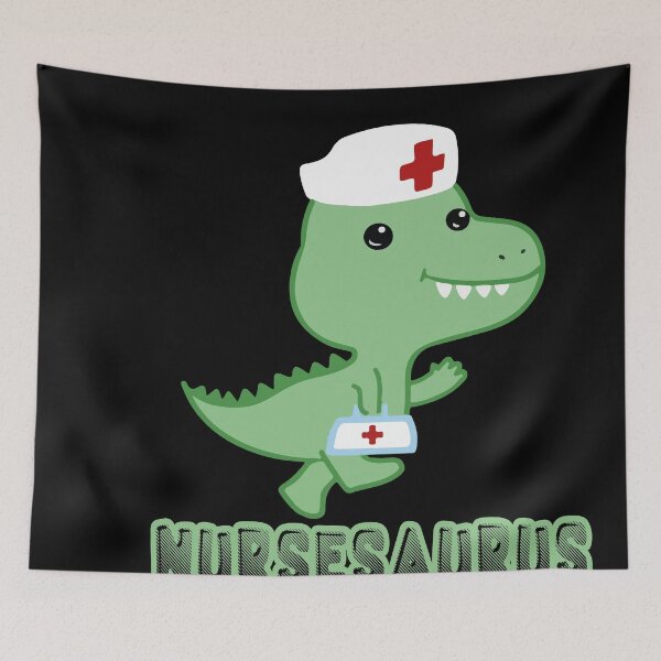 Item preview, nursesaurus perdiatric nurse designed and sold by Wideworld.