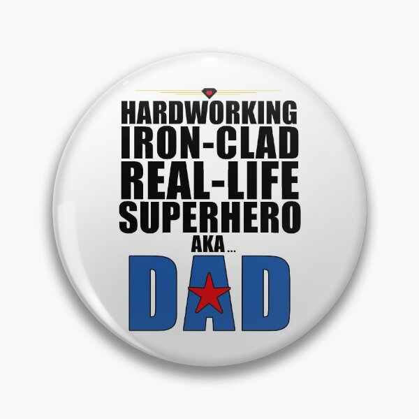 Item preview, Father's Day Superhero Dad Typography designed and sold by SalonOfArt.