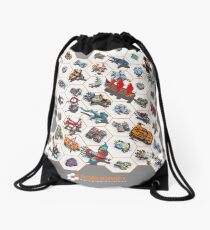 Robocraft Player Robots Drawstring Bag