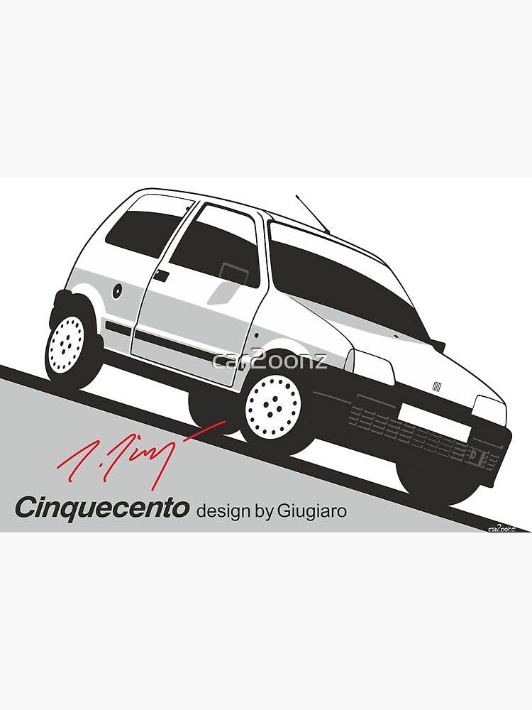 Fiat Cinquecento by Giugiaro | Greeting Card