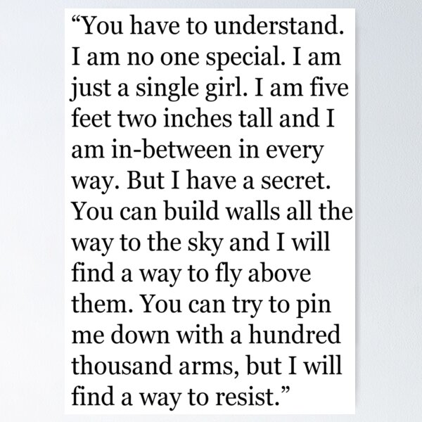 Item preview, Lena Haloway Quote - Delirium Trilogy designed and sold by Emily Gamez.