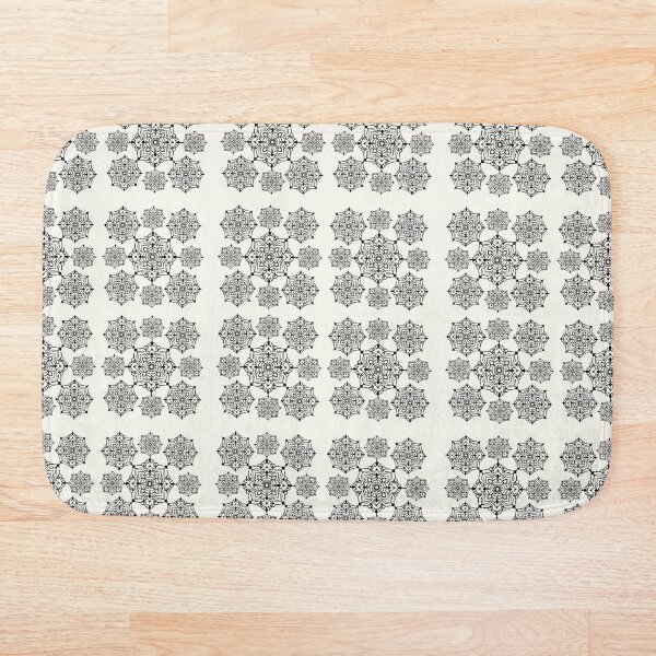 Item preview, Azulejo de mandala blanco y negro designed and sold by Morag McMillan  Wilson Art.