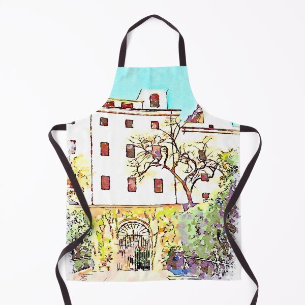 Item preview, Tivoli: wall with arch and building in Villa d'Este designed and sold by Giuseppe Cocco.