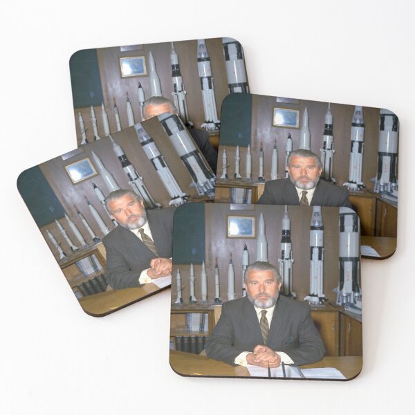Item preview, Wernher Von Braun In His Office - 1970 designed and sold by warishellstore.