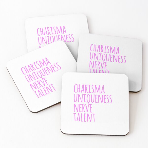 Item preview, Rupauls drag race charisma uniqueness nerve and talent (cunt) ru paul sayings quotes pink designed and sold by emcazalet.