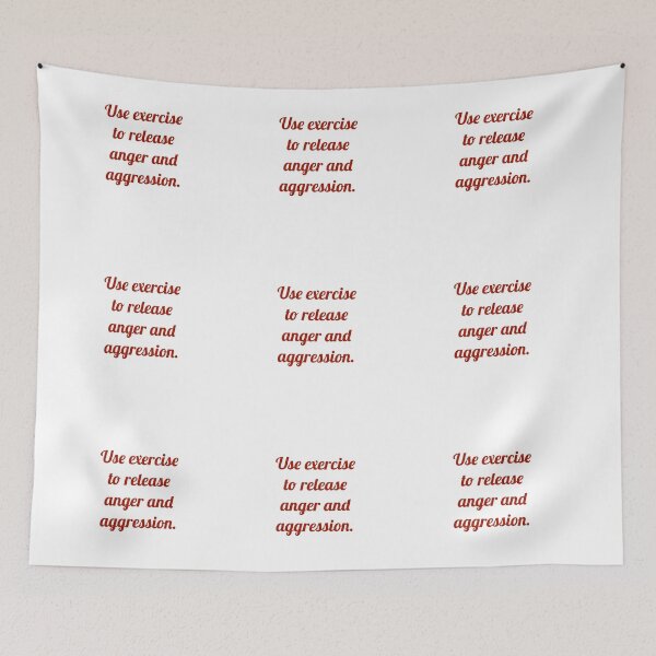 Item preview, Use exercise to release anger and aggression. designed and sold by Andrew Hopgood.