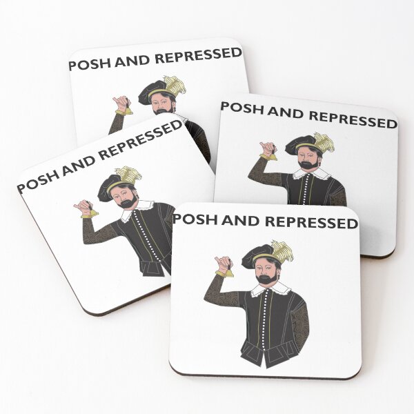 Item preview, Posh and Repressed designed and sold by The British Bunny Hop Shop.