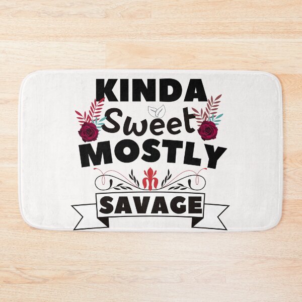 Item preview, kinda sweet mostly sarcastic designed and sold by dogcuddleralert.