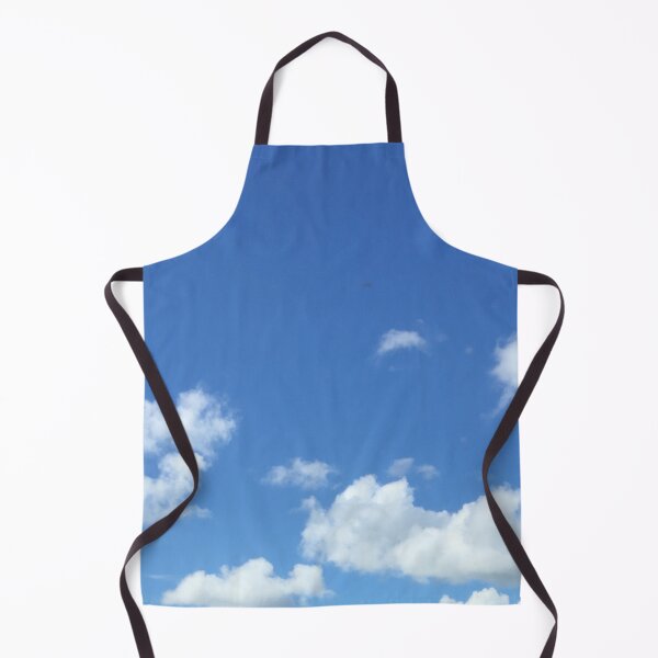 Item preview, Blue sky summer day with white puff fluffy clouds designed and sold by LeBreab.