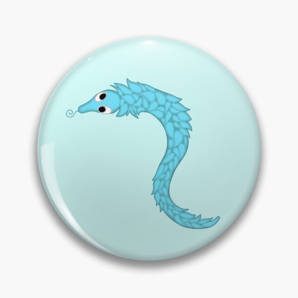 Item preview, Light blue Worm on a String designed and sold by DoodleFurry.