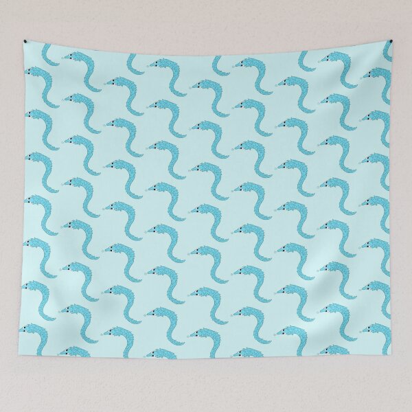 Item preview, Light blue Worm on a String designed and sold by DoodleFurry.