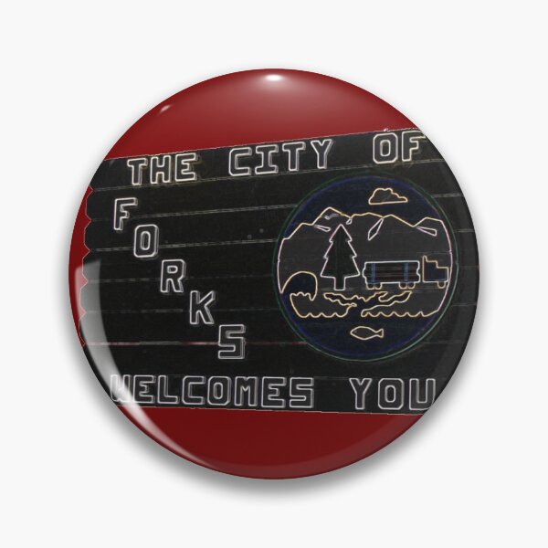 Item preview, Welcome to Forks - Neon designed and sold by WanderingBark.