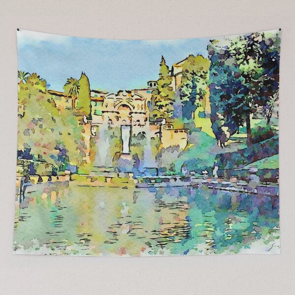 Item preview, Tivoli: fountain of Villa d'Este designed and sold by Giuseppe Cocco.