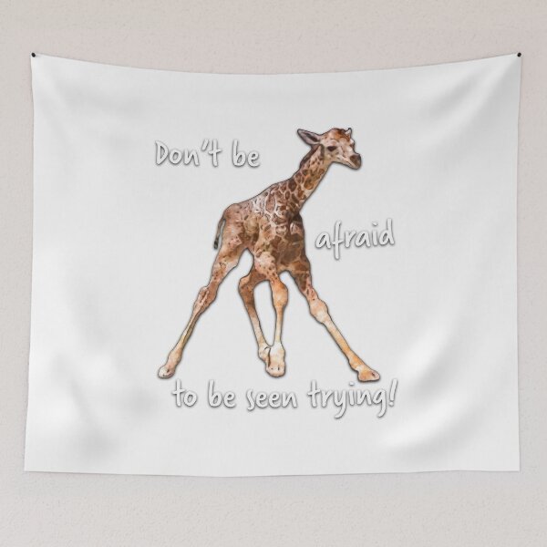 Item preview, Don't Be Afraid Giraffe designed and sold by rockotter.
