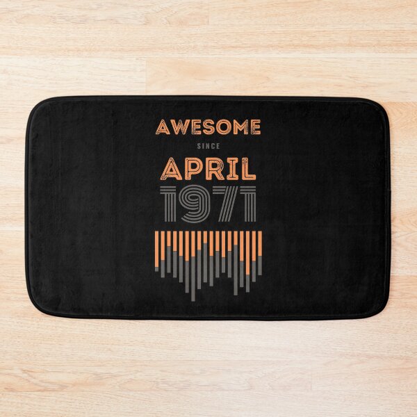 Item preview, Awesome Since April 1971, 50 years old, 50th Birthday Gift designed and sold by LifeSimpliCity.