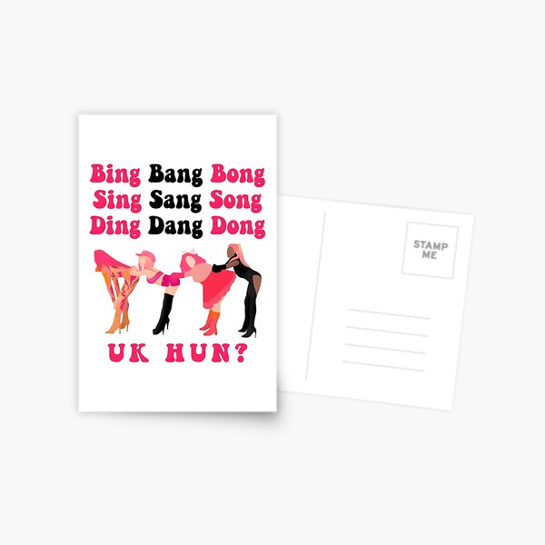 Ding Dong Postcards Redbubble