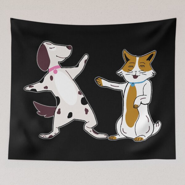 Item preview, Best Friends Dog and Cat Dancing designed and sold by janraydesigns.