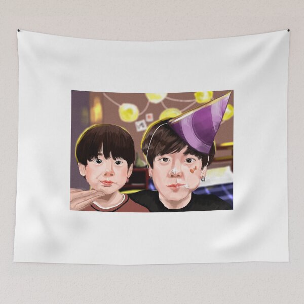 Item preview, Baby Jungkook & Adult Jungkook  designed and sold by minbeiza.