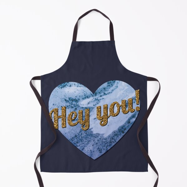 Item preview, Hey you gold and blue heart designed and sold by myseptember18th.