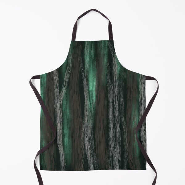 Item preview, Dark Abstract Forest Pattern - Deep Green Trees Dry Oil Brush Art  designed and sold by PrettyLittlePic.