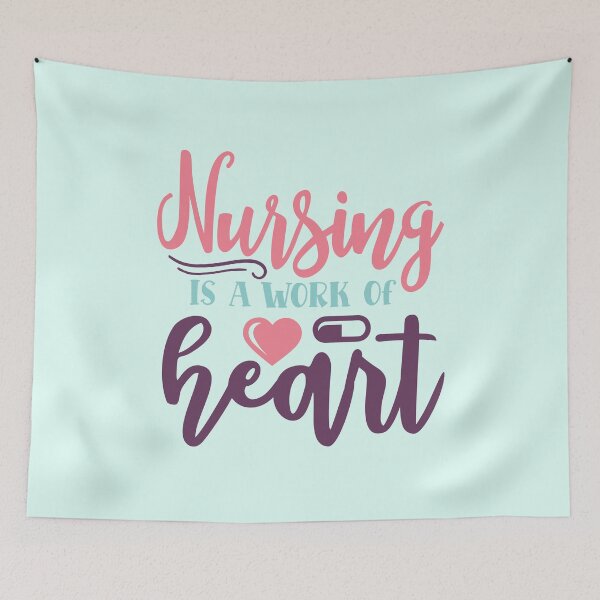 Item preview, Nursing Is A Work Of Heart designed and sold by DocTeen.