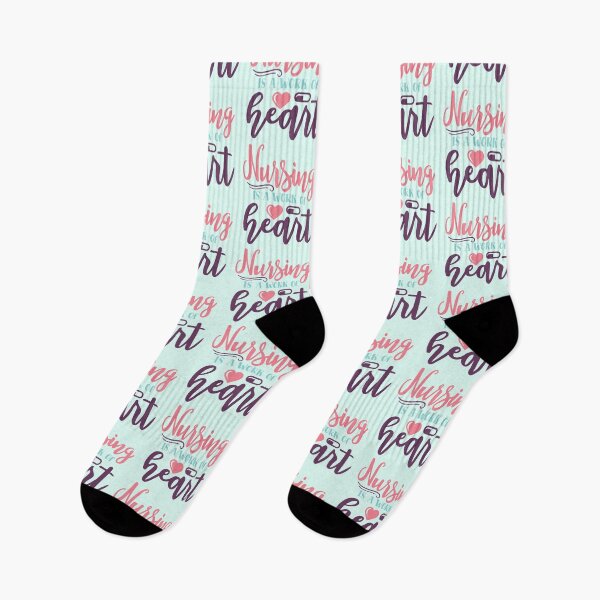 Item preview, Nursing Is A Work Of Heart designed and sold by DocTeen.