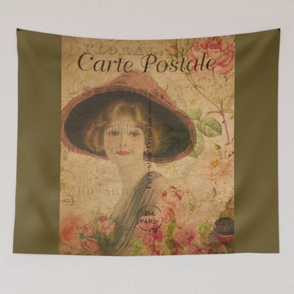 Item preview, SUBTLE AND FLORIDA VINTAGE POSTCARD FROM A BEAUTIFUL LADY designed and sold by Perfomance.