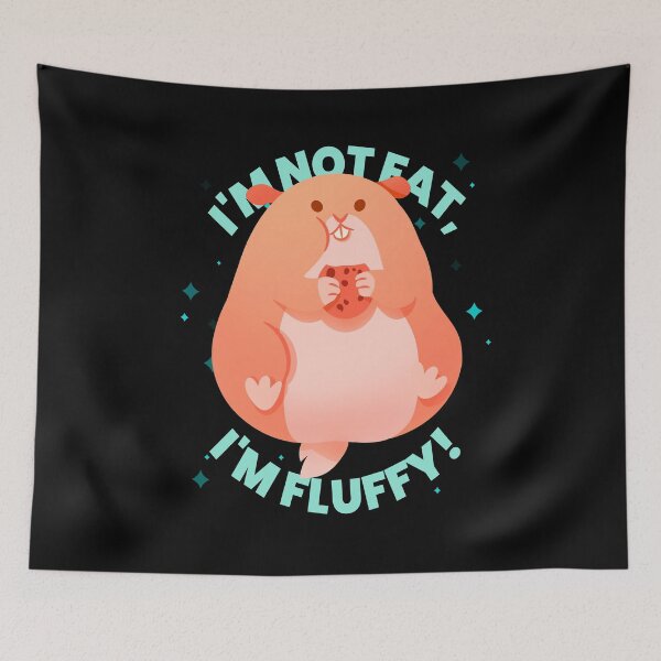Item preview, fluffy hamster  designed and sold by avolter6.