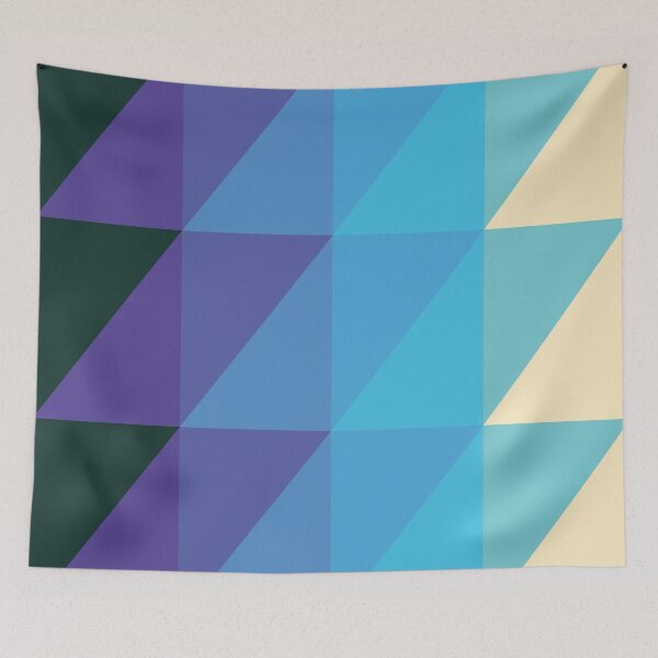 Item preview, rhomboid echo black blue white designed and sold by artistgaf.