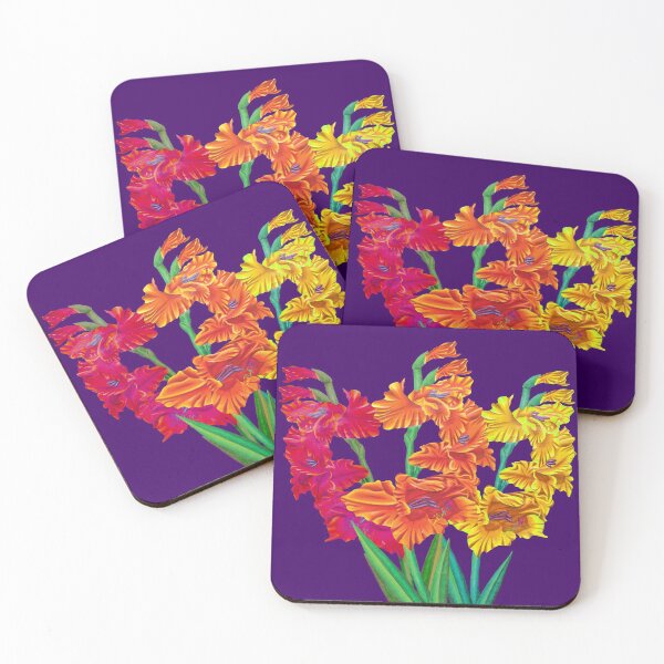 Item preview, Flame Flower Bouquet designed and sold by HeatherNafeArt.