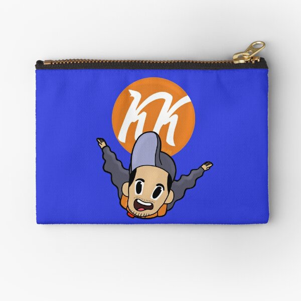 Baldi Zipper Pouches Redbubble - itsfunneh roblox obby escape the bowling alley