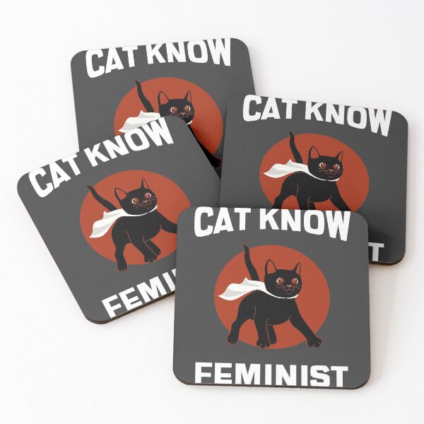 Item preview, Cat Know Feminist Feminism designed and sold by AGhostOfAChance.