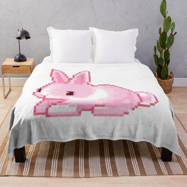 Item preview, pink pixel bunny designed and sold by celestivl.