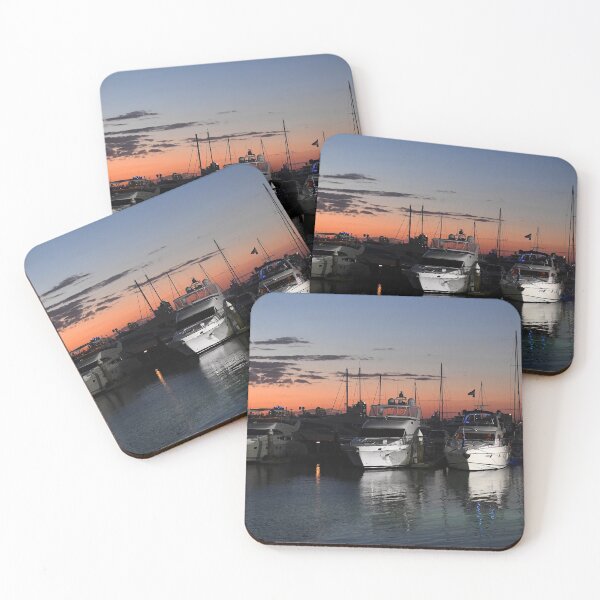 Item preview, Southport Boat Harbour At Dusk. Gold Coast, Qld, Australia. designed and sold by Ralph de Zilva.
