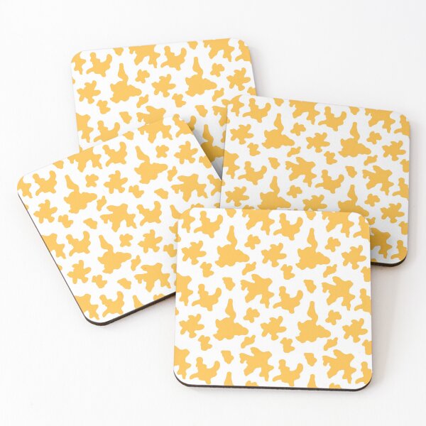 Artikelvorschau, Gold Cow Print Design entworfen und verkauft von Morag McMillan Wilson Art.