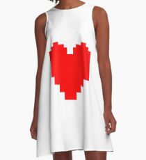 Undertale Heart A-Line Dress
