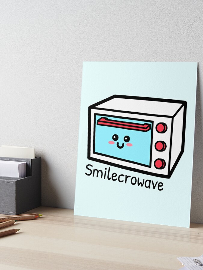 Cute Smile Microwave  Greeting Card for Sale by Wachi-A